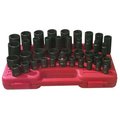 Gourmetgalley 2668 39 Piece .5 Inch Drive Deep And Shallow Sae Impact Socket Set GO67729